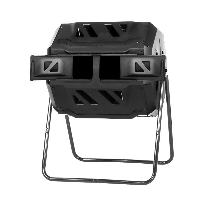 LUCKYREMORE 42 Gal. DualChamber Tumbler Composter & Reviews Wayfair